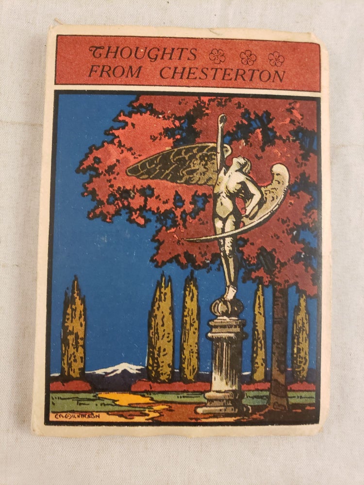 Item #43624 Thoughts from G. K. Chesterton Sesame Booklets. Elsie E. Morton.