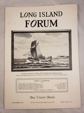 Item #43637 Long Island Forum Vol. VIII, No. 12, December, 1945. Paul Bailey