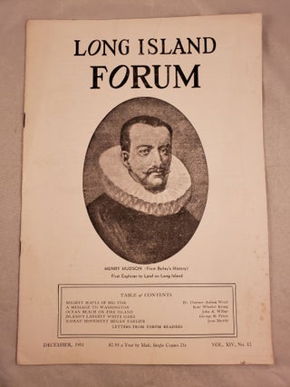 Item #43641 Long Island Forum Vol. XIV, No. 12, December, 1951. Paul Bailey