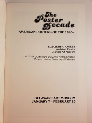 The Poster Decade American Posters of the 1890s