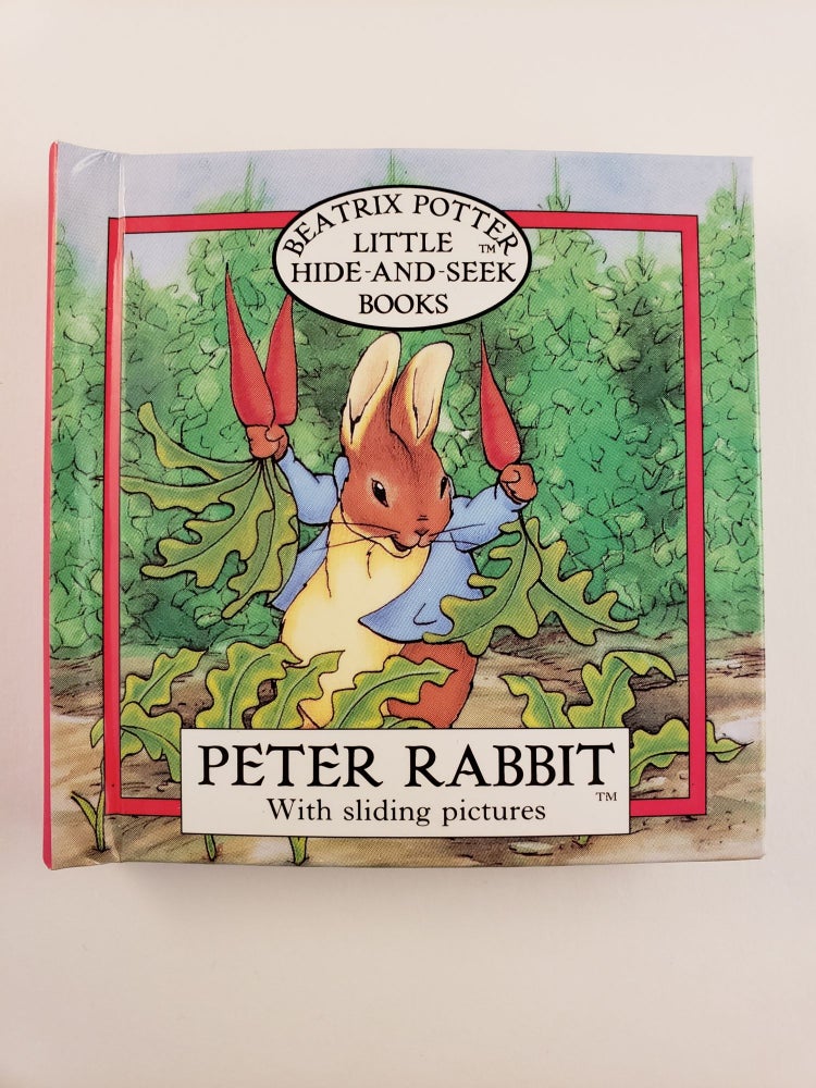 Item #44395 Peter Rabbit with Sliding Pictures. Beatrix Potter.