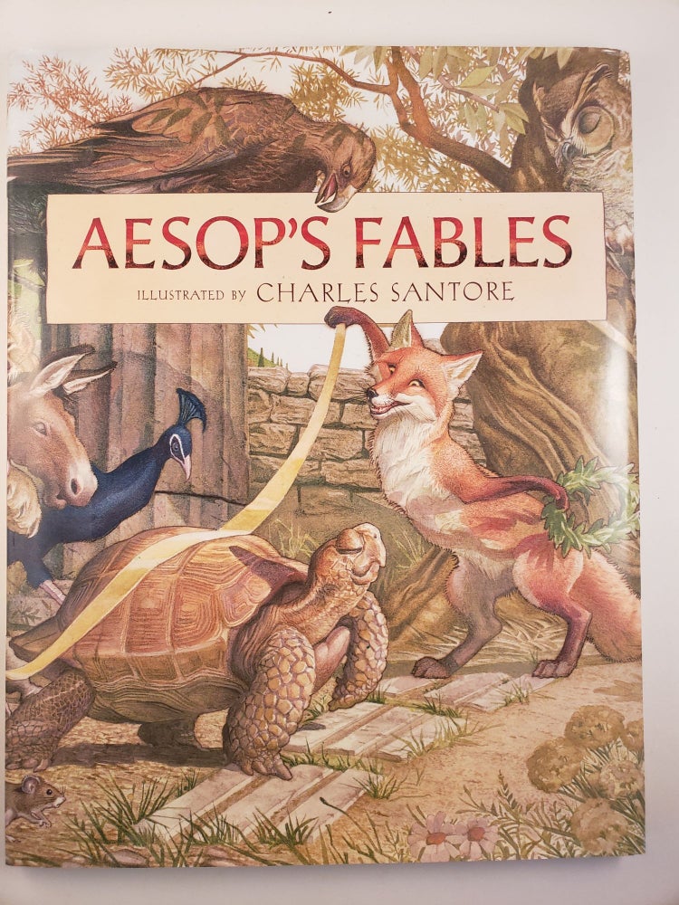 Item #44543 Aesop’s Fables. Aesop and, Charles Santore.