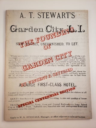 Item #44589 The Founding Of Garden City 1869-1893. Vincent Seyfried