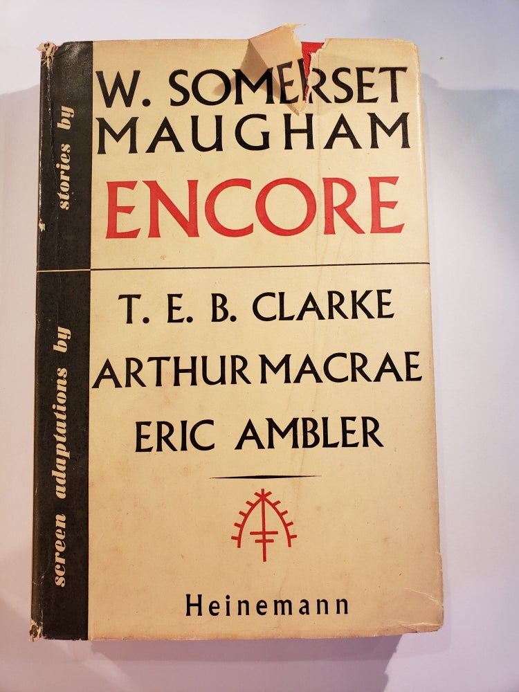 Item #44749 Encore. W. Somerset Maugham.