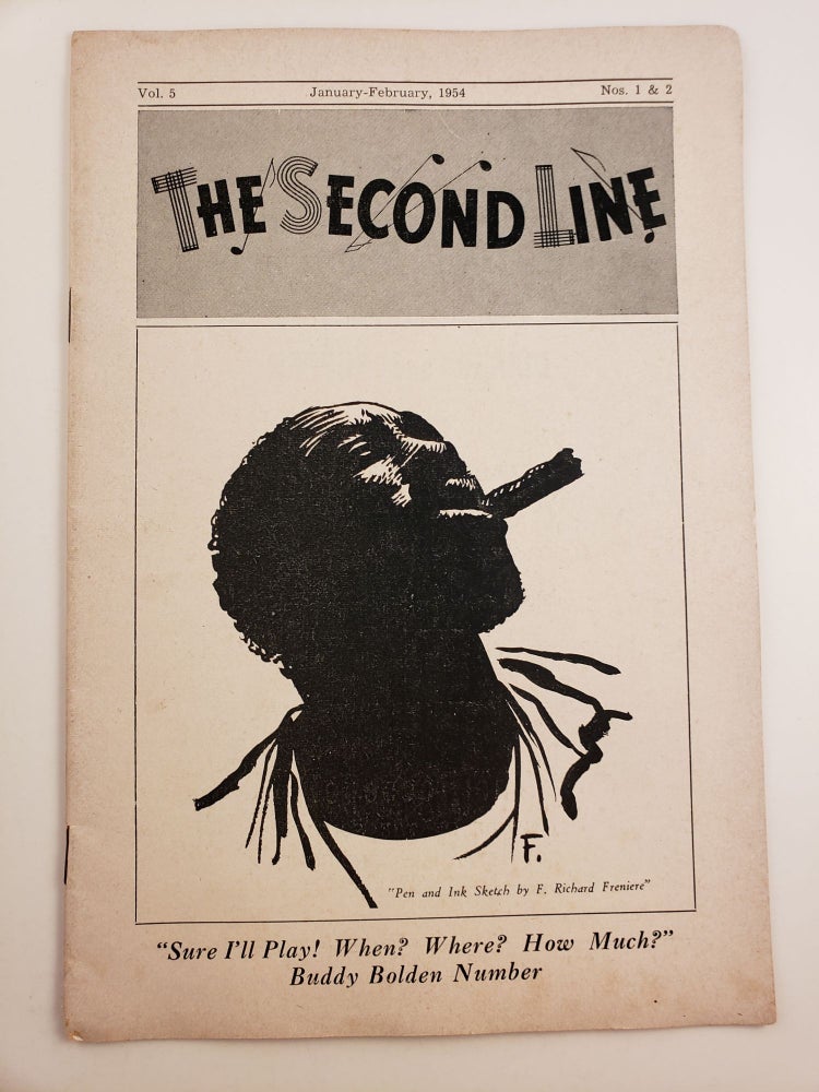 Item #44907 The Second Line, Vol. 5, Nos. 1 & 2, January-February, 1954. New Orleans Jazz Club.
