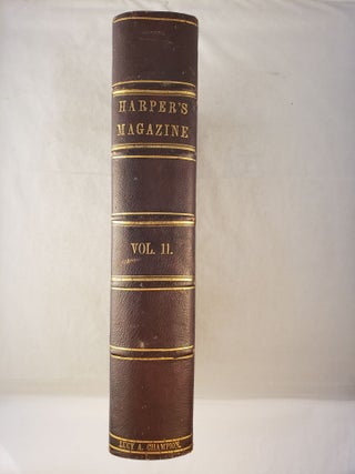 Item #45003 Harper's New Monthly Magazine Volume XI June To November 1855. Harper, Brothers