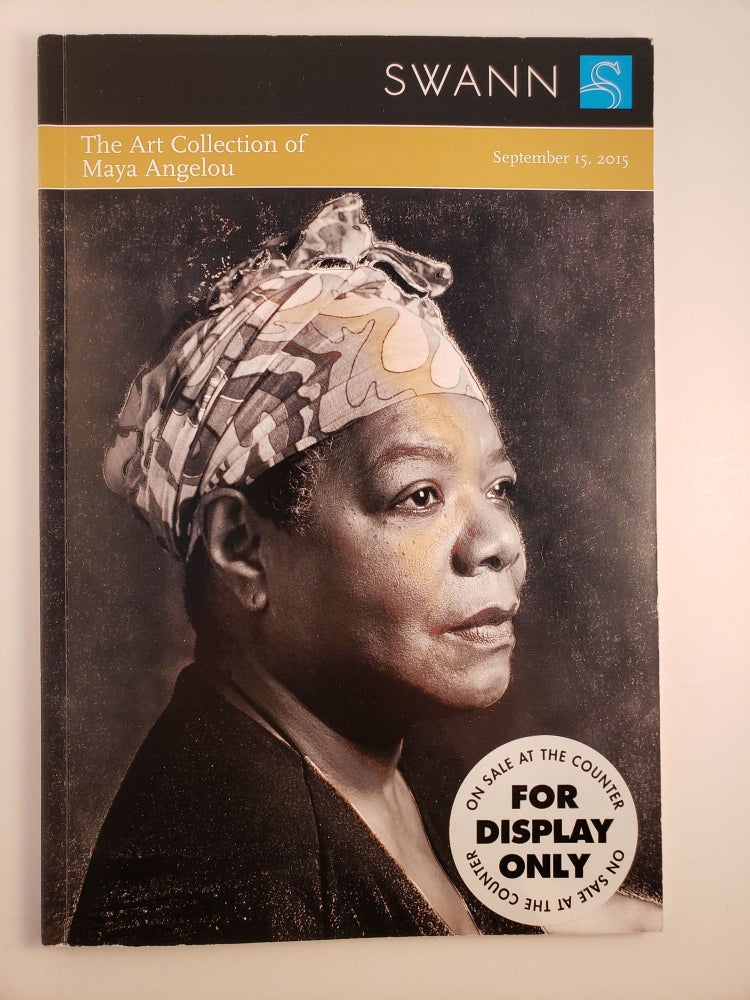 Item #45137 The Art Collection of Maya Angelou Public Auction Sale 2390 Tuesday, September 15, 2015. Swann Auction Galleries.