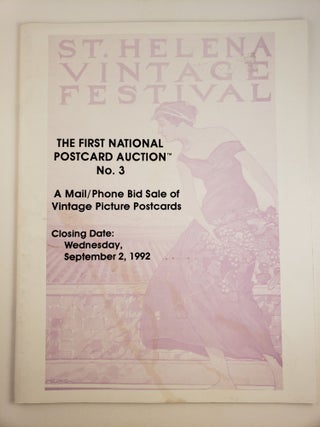 Item #45196 The First National Postcard Auction No. 3 A Mail/Phone Bid Sale of Vintage Picture...
