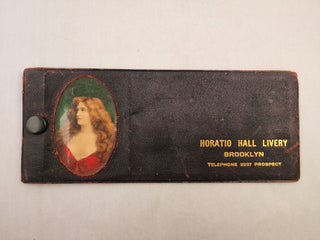 Item #45245 Horatio Hall Livery Brooklyn Checkbook Cover. Horatio Hall Livery