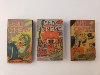 Item #45423 Hand Cinema Flip Books 3 Volumes Frog, Octopus, and Rhinoceros