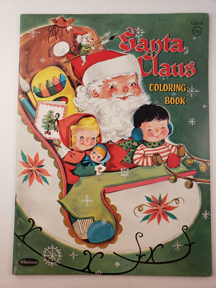 Item #45437 Santa Claus Coloring Book. Clarence illustrated by Biers.