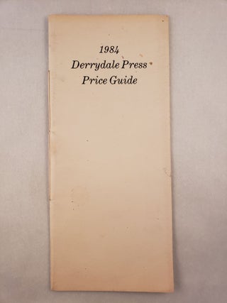 Item #45472 1984 Derrydale Press Price Guide Including Variants and Eugene V. Connett’s Earlier...