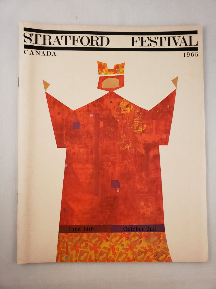 Item #45664 The 1965 Stratford Festival. Terry designed and Thompson.