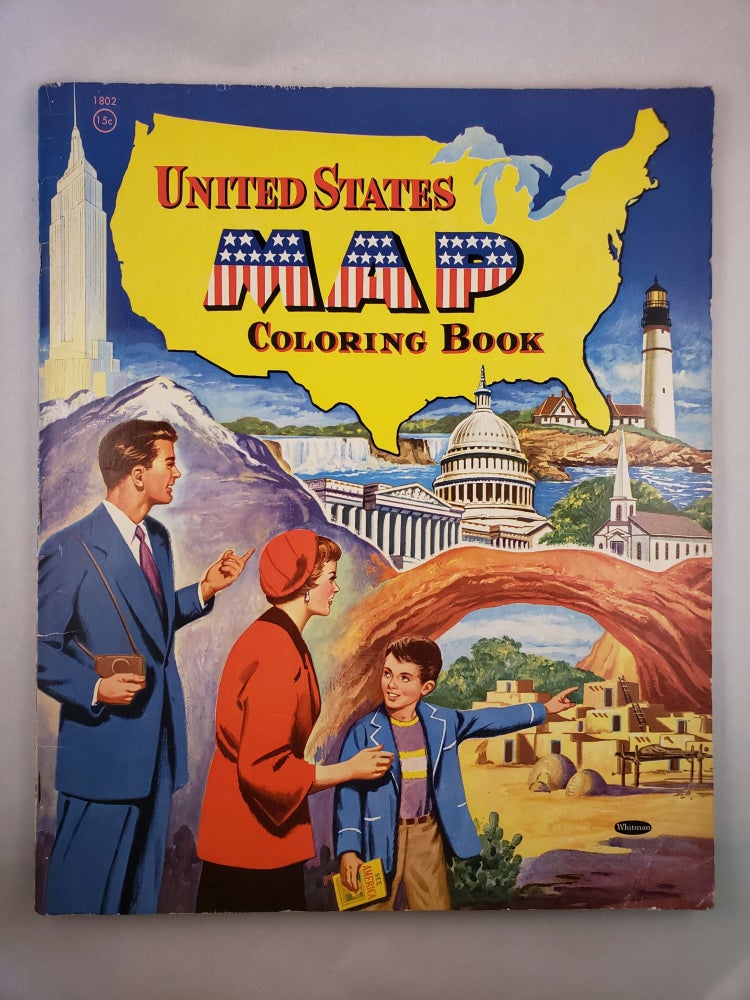 Item #45686 United States Map Coloring Book. n/a.