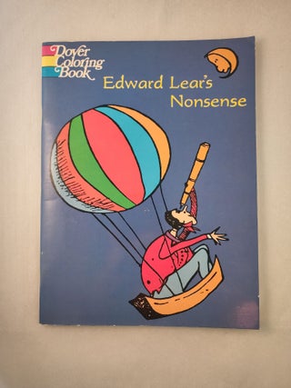 Item #45721 Edward Lear’s Nonsense Book A Dover Coloring Book. Edward Lear