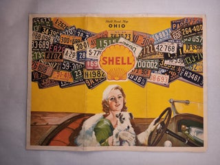 Item #45953 Shell 1933 Official Road Map: Ohio. H. M. Gousha Company