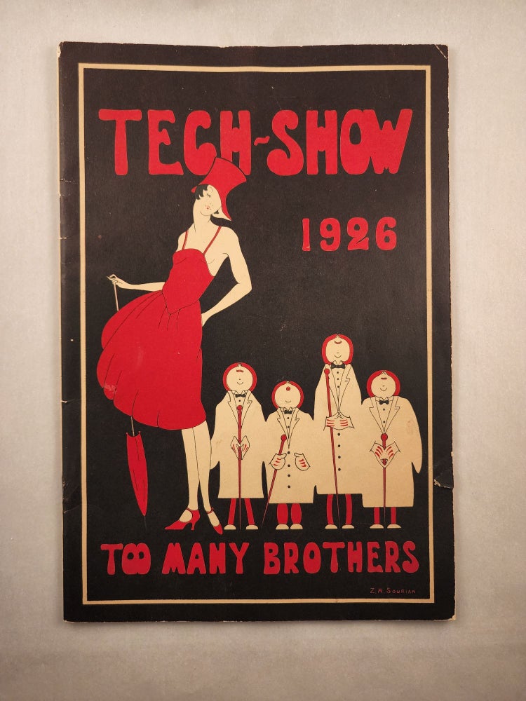 Item #45996 Twenty-Eighth Annual Tech Show 1926 Presents Too Many Brothers A Musical Comedy in Two Acts, Souvenir Program. Massachusetts Institute of Technology.