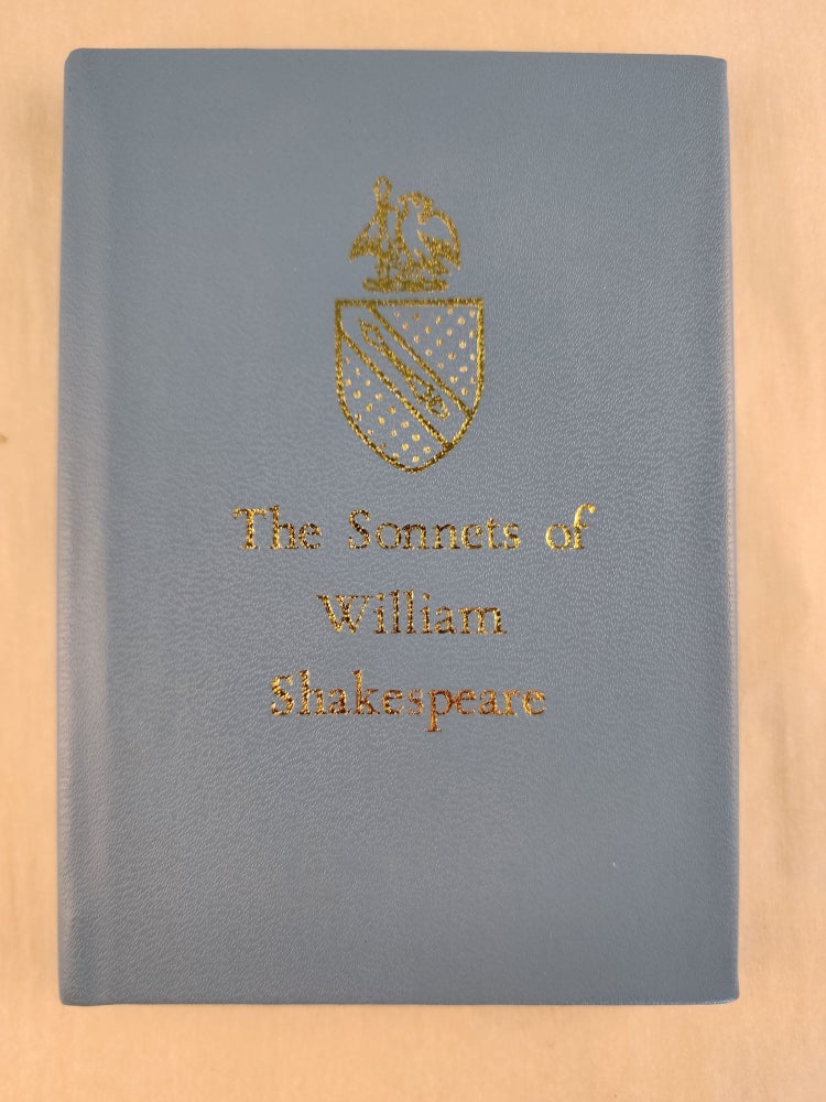 Item #46011 The Sonnets of William Shakespeare. William Shakespeare, Levi Fox.