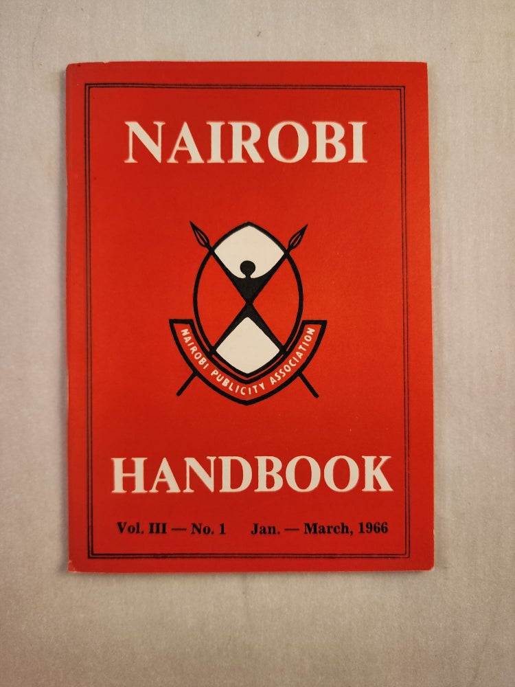 Item #46069 Nairobi Handbook Vol. III, No. 1 Jan. - March, 1966. n/a.