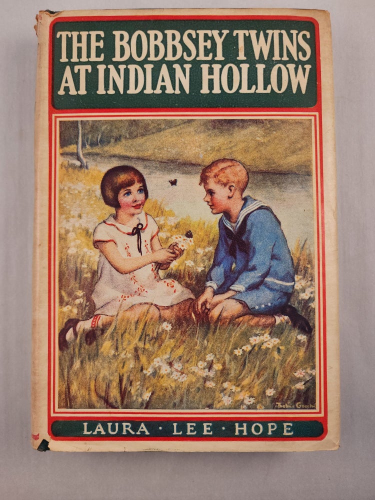 Item #46099 The Bobbsey Twins at Indian Hollow #33. Laura Lee and Hope, Marie Schubert.