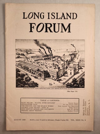 Item #46112 Long Island Forum Vol. XXIII, No. 8, August 1960. Paul publisher Bailey