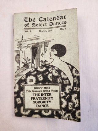 Item #46438 The Calendar of Select Dances March, 1925, Vol. 1, No. 2. G. Raymond Hall Hall, Doc...