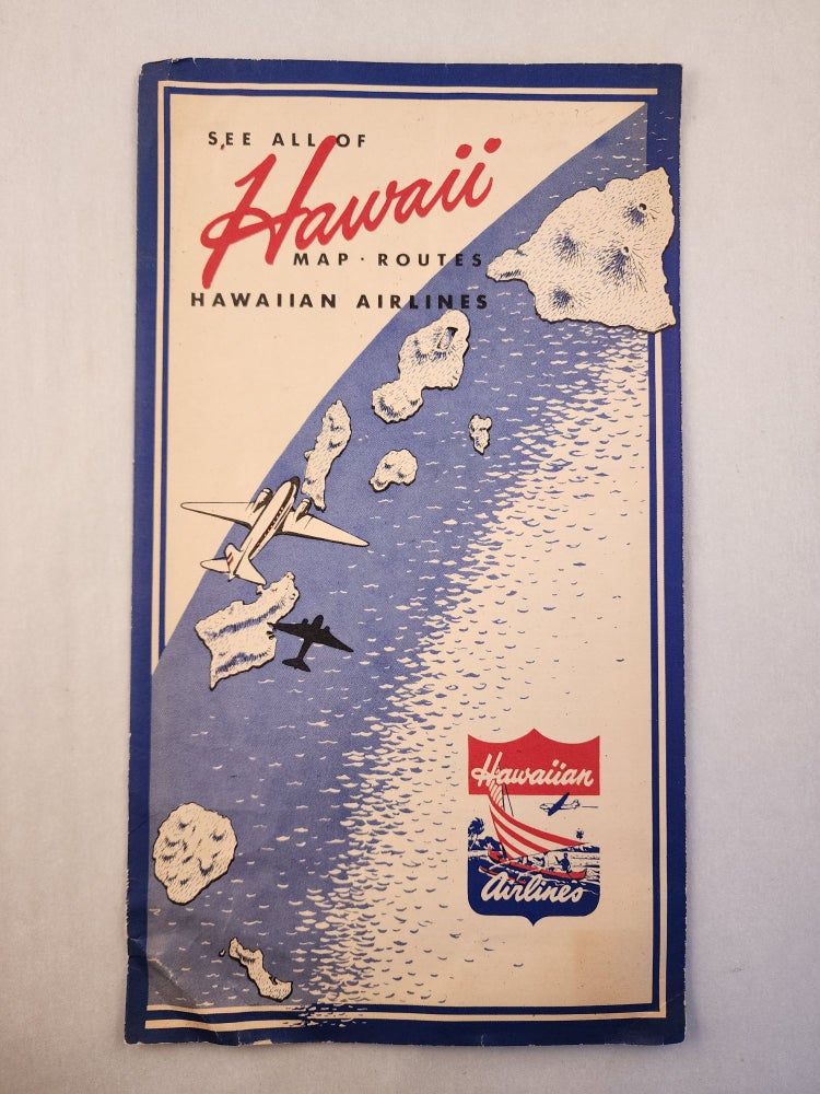 Item #46479 See All of Hawaii: Map, Routes, Hawaiian Airlines. Hawaiian Airlines.
