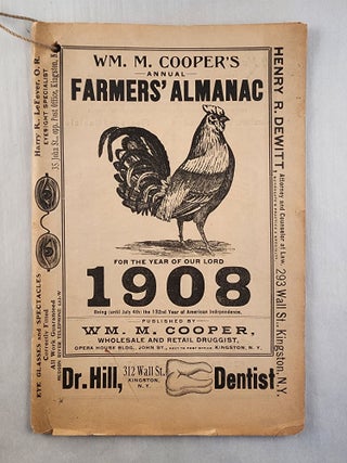 Item #46579 WM. M. Cooper’s Annual Farmer’s Almanac For the Year of Our Lord 1908. WM. M. Cooper
