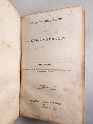 Claims of the Country of American females 2 Volumes in One