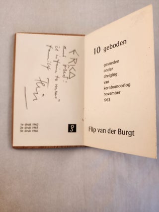 10 geboden. Gesneden onder dreiging van kernbomoorlog november 1962.