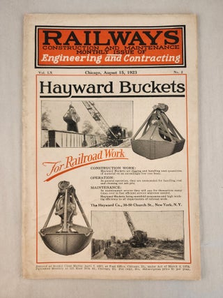 Item #46750 Railways Construction and Maintenance Monthly Issue of Engineering and Contracting...
