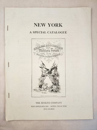 Item #46815 New York A Special Catalogue. Jenkins Company