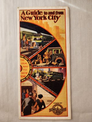 Item #46826 A Guide to and from New York City. Baltimore, Ohio Railroad Company