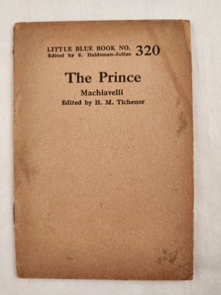 Item #47033 The Prince Little Blue Book No. 320. Machiavelli, E. Haldeman-Julius