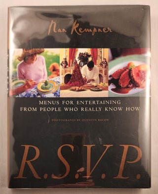 Item #47625 R.S.V.P. Menus for Entertaining from People Who Really Know How. Nan Kempner,...