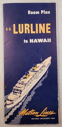 Item #47844 Room Plan S.S. Lurline to Hawaii Matson Lines