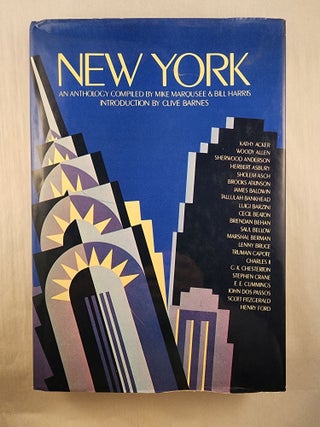 Item #47870 New York An Anthology. Mike Marquesee, Bill Harris, Clive Barnes