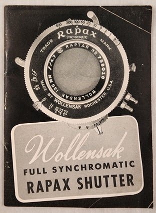Item #47962 Wollensak Full Synchromatic Rapax Shutter. Wollensak Optical Co