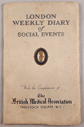 Item #47993 London Weekly Diary of Social Events Monday, August 13th to Sunday, August 19th, 1934