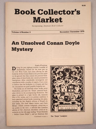 Item #48159 Book Collector’s Market Volume 4, Number 6, November/December 1979