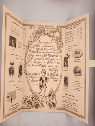 Marquise de Sevigne Chocolate Advertising Card