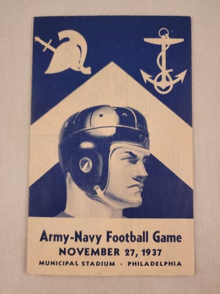Item #48188 Army - Navy Football Game November 27, 1937, Municipal Stadium, Philadelphia....