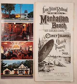 Item #48830 Long Island Railroad The Only Route to Manhattan Beach The Oriental Hotel, Coney...