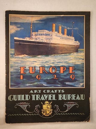 Item #48923 Europe 1929. Art Crafts Guild Travel Bureau