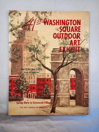 Item #49113 41st Washington Square Outdoor Art Exhibit May 22 thru June 15, 1952. Nell President...