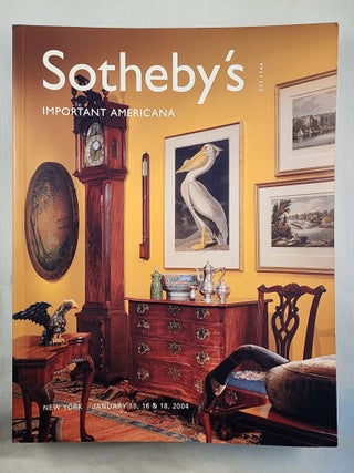 Item #49136 Important Americana Including Ceramics, Prints, Silver, Folk Art, Furniture and...