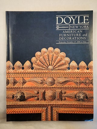 Item #49140 American Furniture and Decorations. 2000 NY: William Doyle Galleries November 29