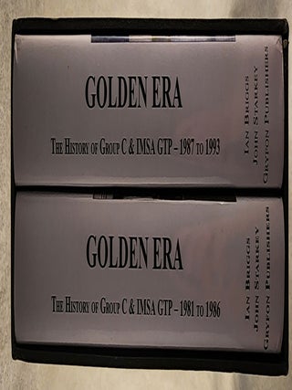 Item #49445 Golden Era The History of Group C & IMSA GTP (2 Volume Set). Ian Briggs, John...