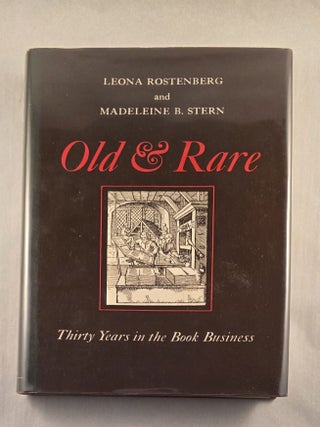 Old & Rare Thirty Years in the Book Business