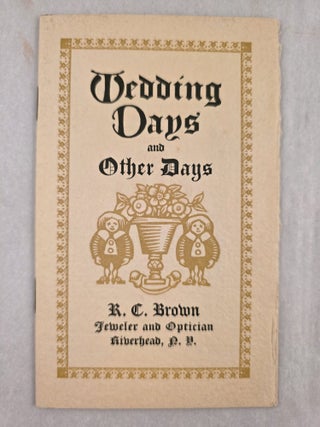 Wedding Days and Other Days